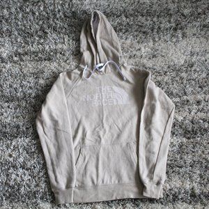 The North Face Cream Beige Pullover Hoodie Long Sleeve Sweatshirt Women's Small